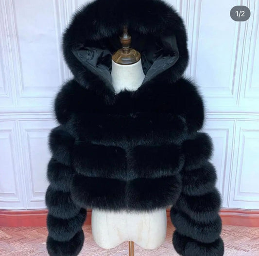 Fourrure à capuche "Melissa"