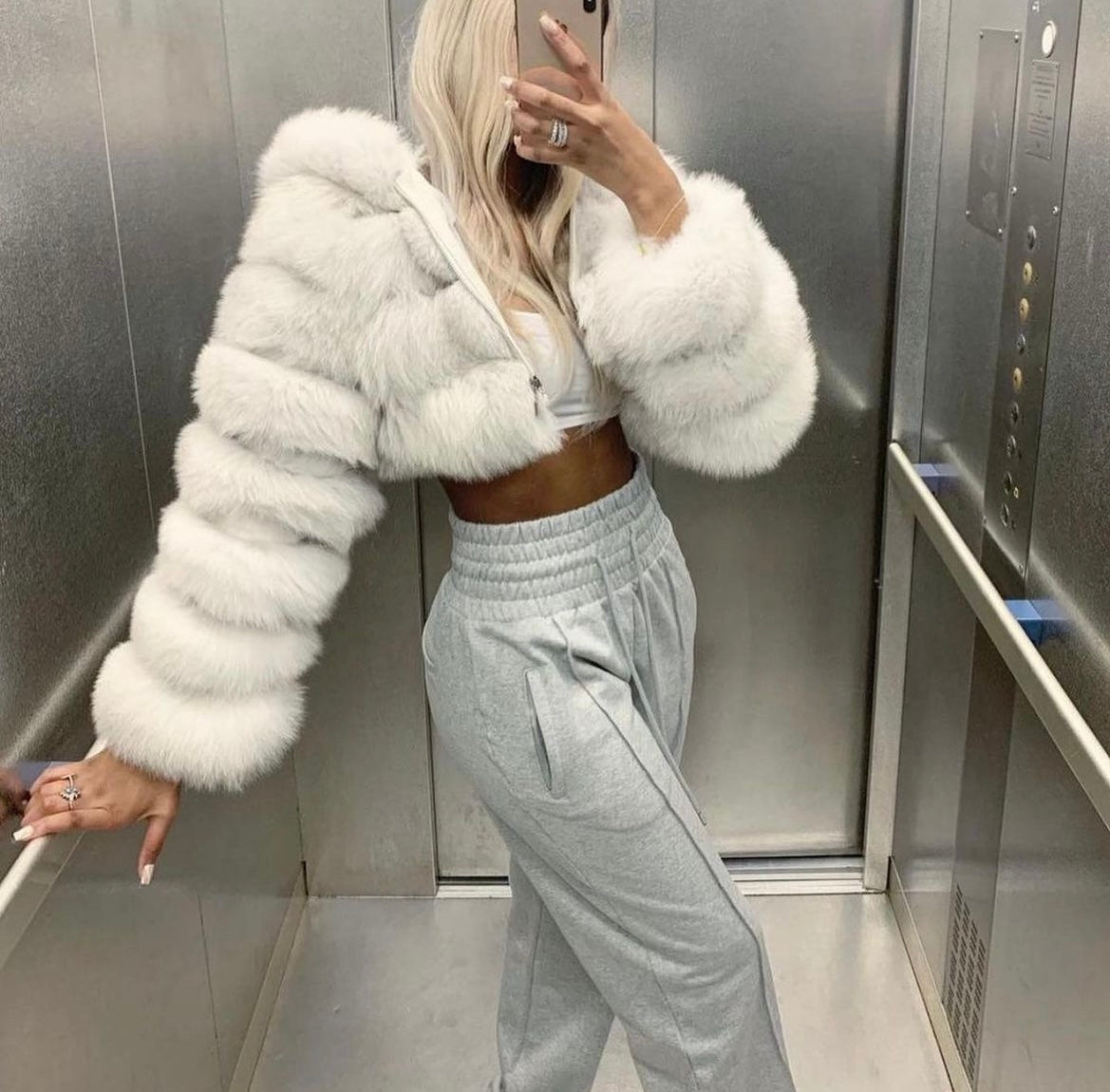 Fourrure à capuche "Melissa"