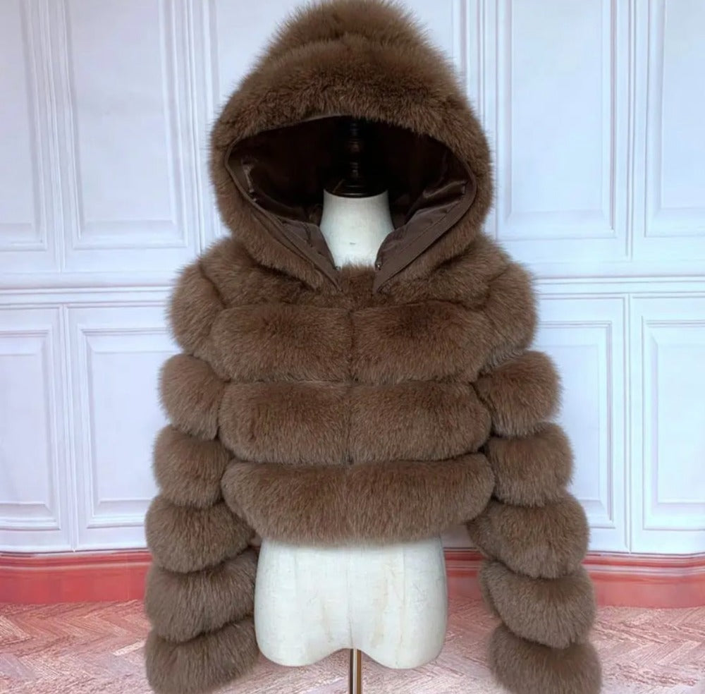 Fourrure à capuche "Melissa"