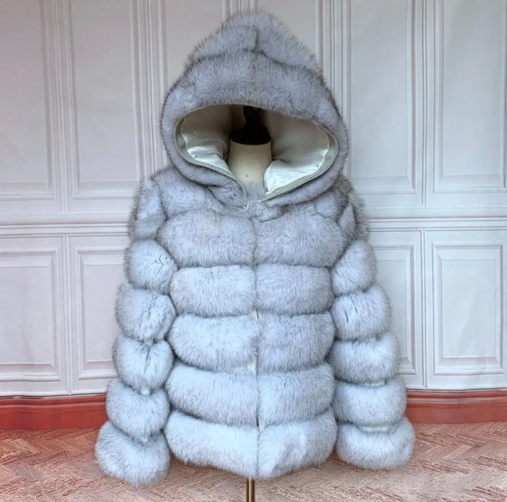 Long Manteau fourrure "Petroushka"