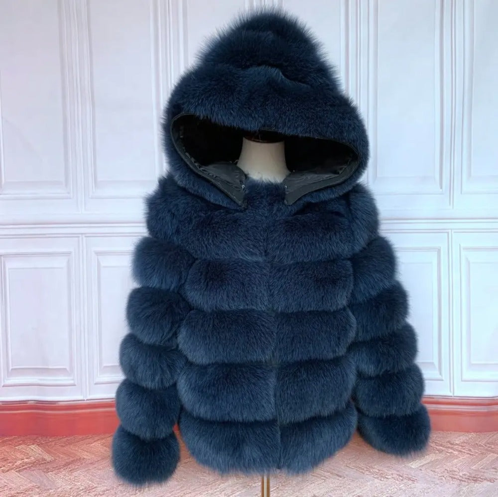 Long Manteau fourrure "Petroushka"