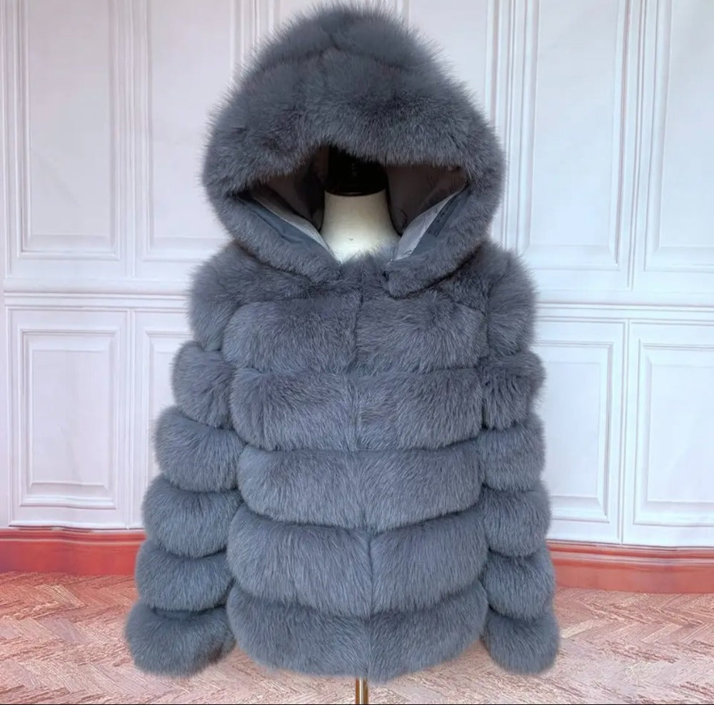 Long Manteau fourrure "Petroushka"