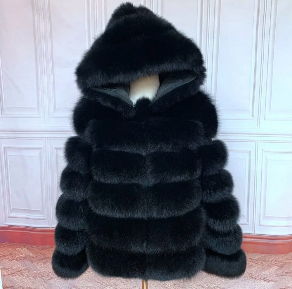 Long Manteau fourrure "Petroushka"