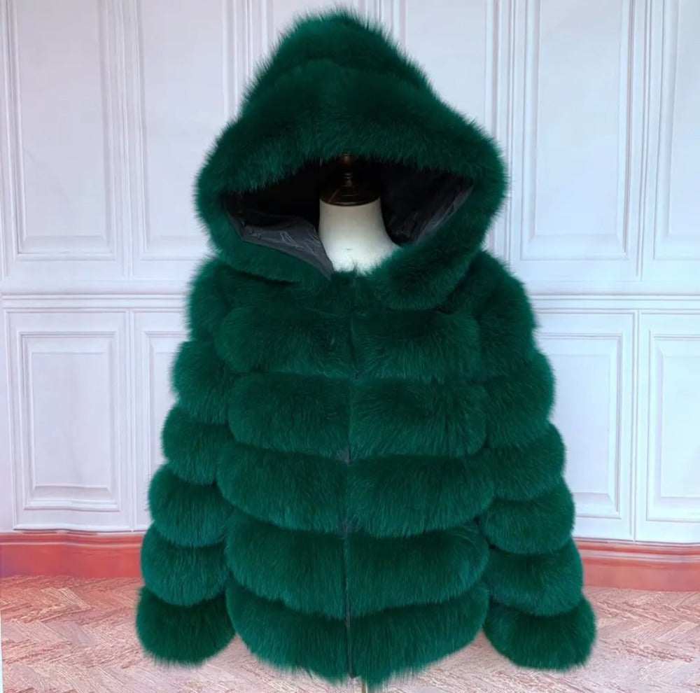 Long Manteau fourrure "Petroushka"