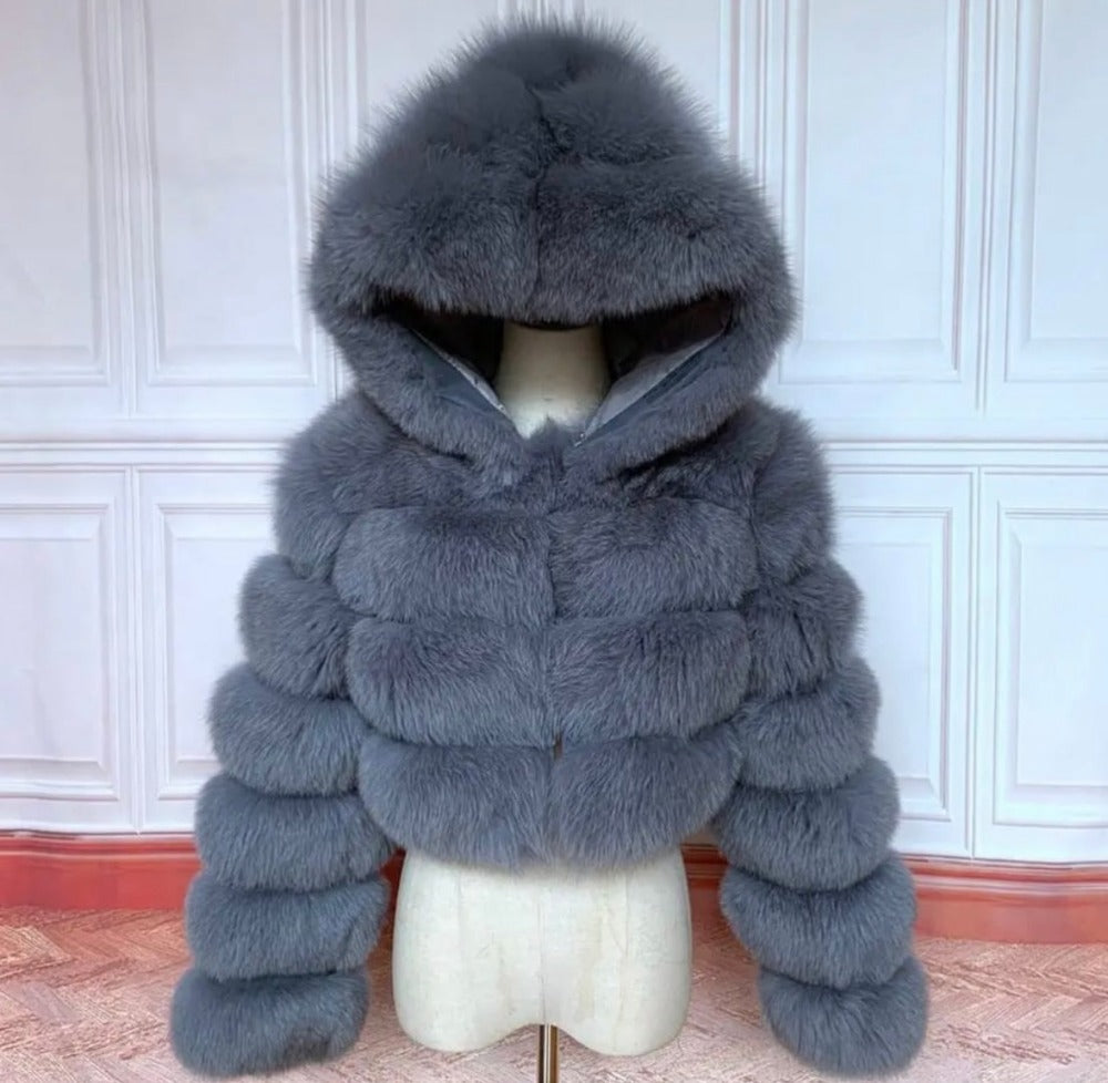 Fourrure à capuche "Melissa"