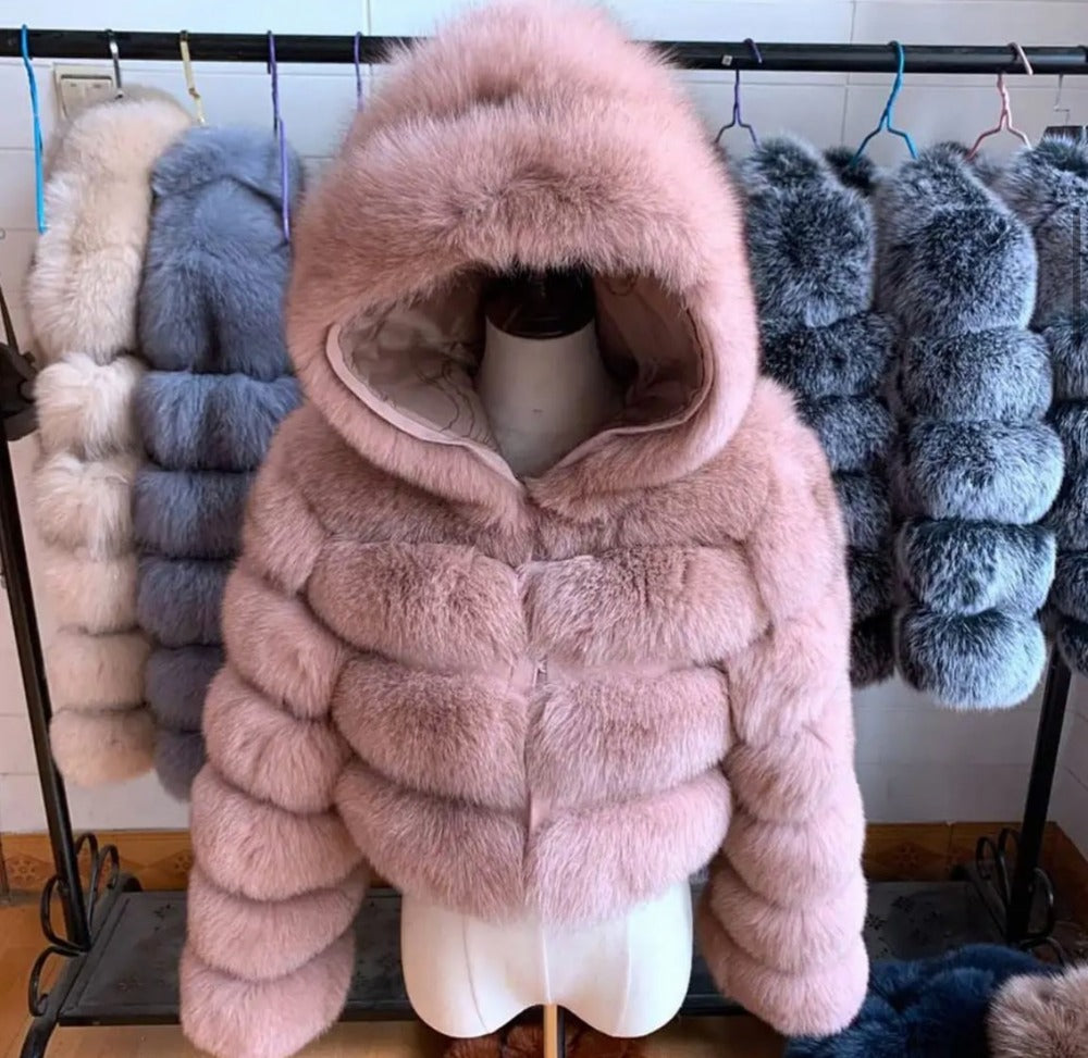 Fourrure à capuche "Melissa"