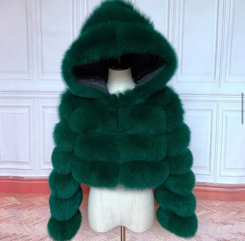 Fourrure à capuche "Melissa"