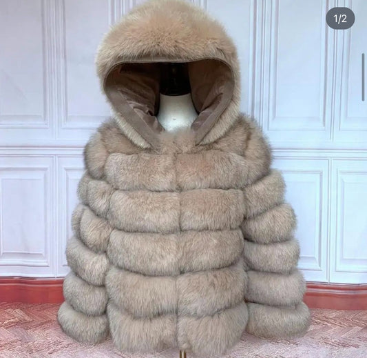 Long Manteau fourrure "Petroushka"