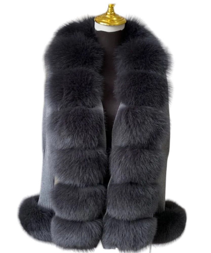 Cardigan fourrure  " Hanna "