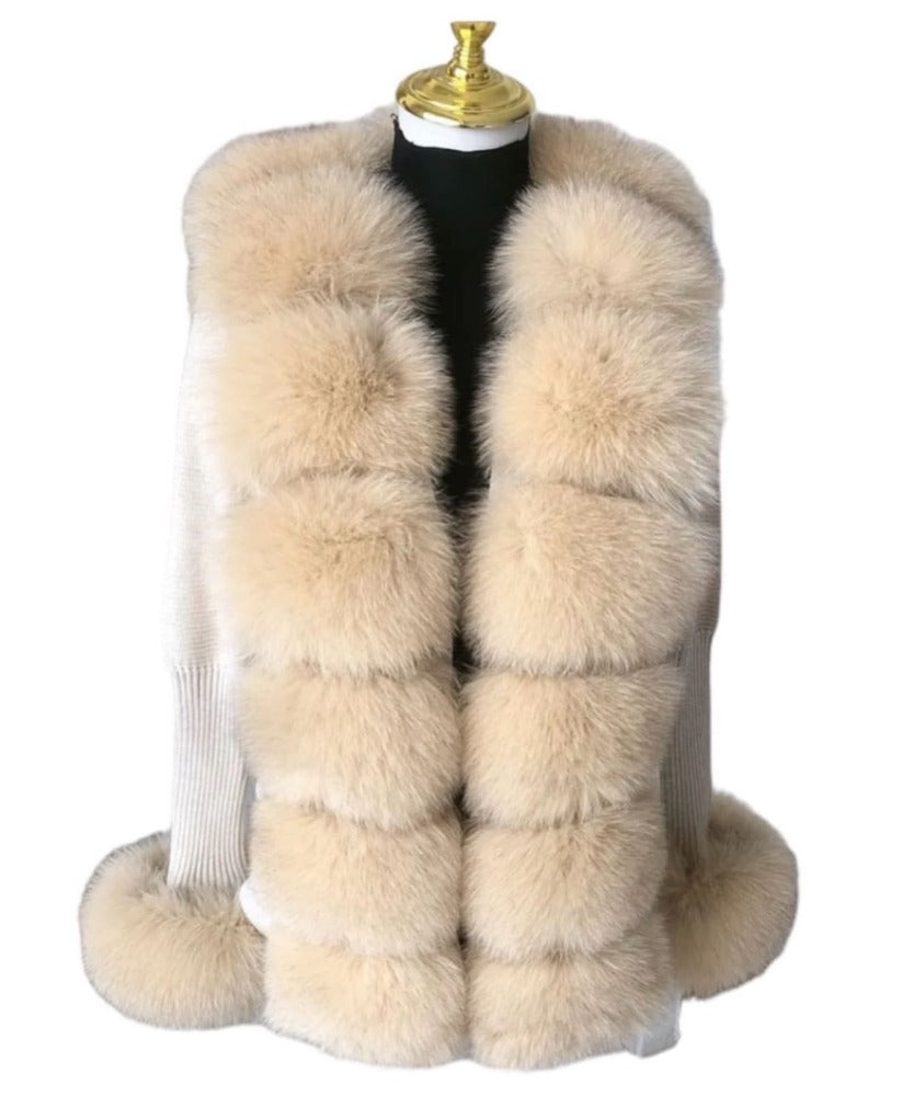 Cardigan fourrure  " Hanna "