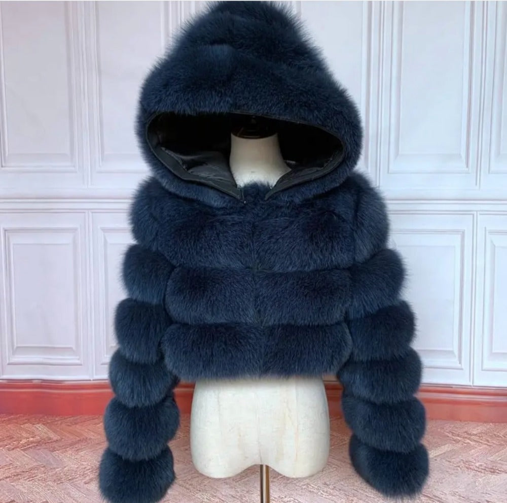 Fourrure à capuche "Melissa"